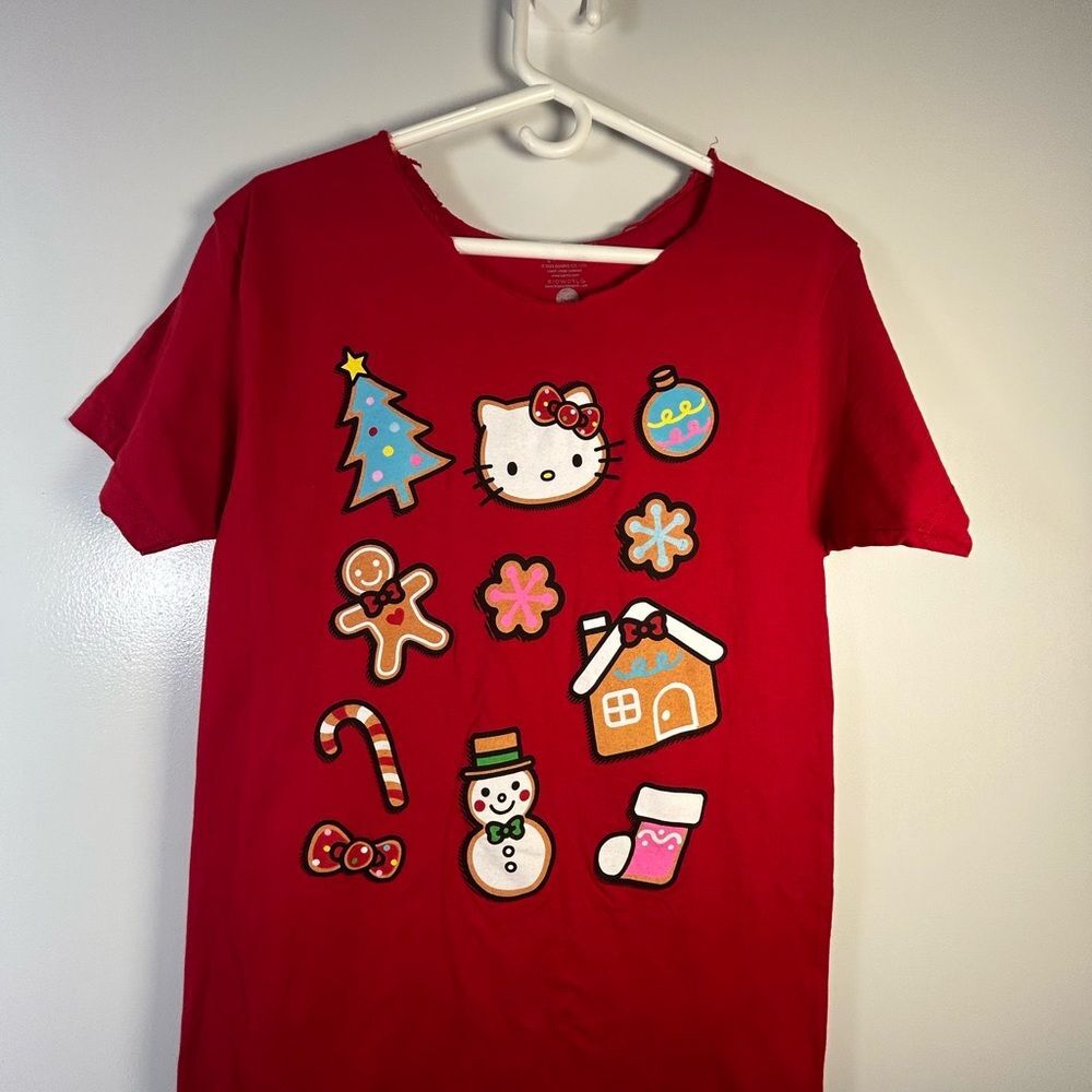 Red Hello Kitty Holiday Tee